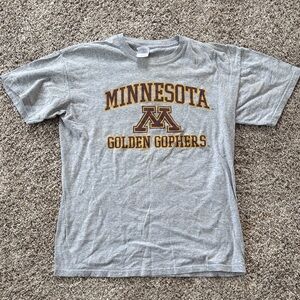 Gildan Men’s Medium Heavy Cotton Grey Minnesota Gophers Graphic T Shirt